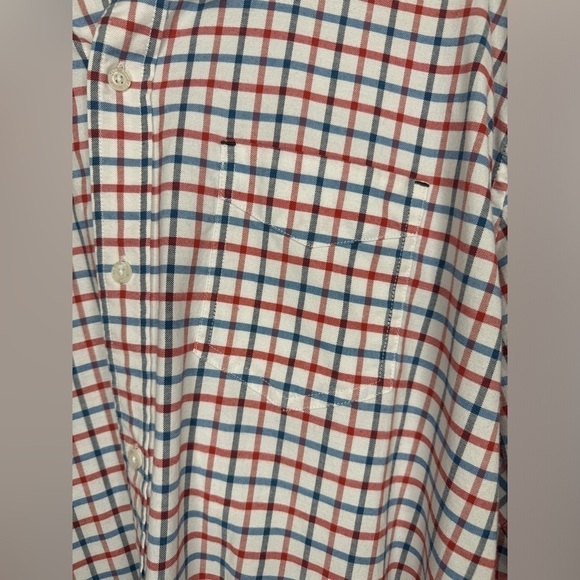 L.L. Bean Men’s Slightly Fitted Coolmax Button Up Check Shirt Check Size XXL - Picture 3 of 4